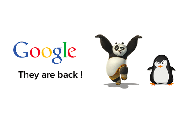 Pénalités Panda et Penguin par Google
